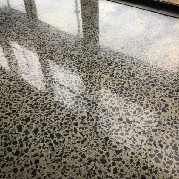 polished concrete floor