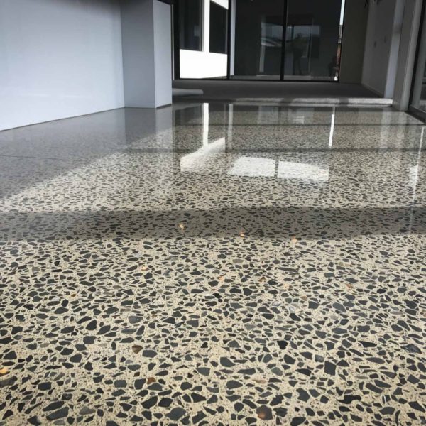 polished concrete floor