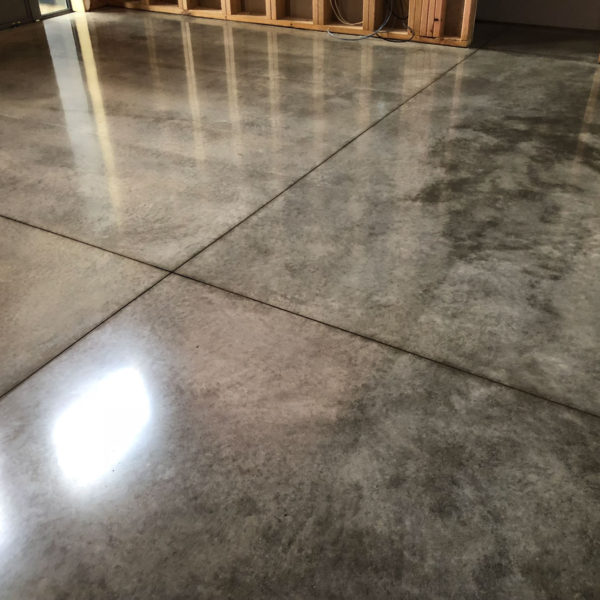 polished concrete floor