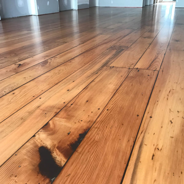 polished timber floor