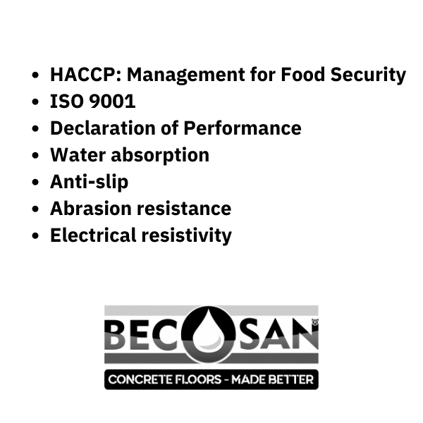 Becosan® Certifications & Quality Standards