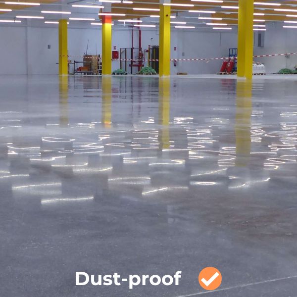 Dust-proof floors